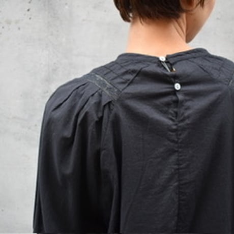 doux bleu インドレースチュニックブラウス