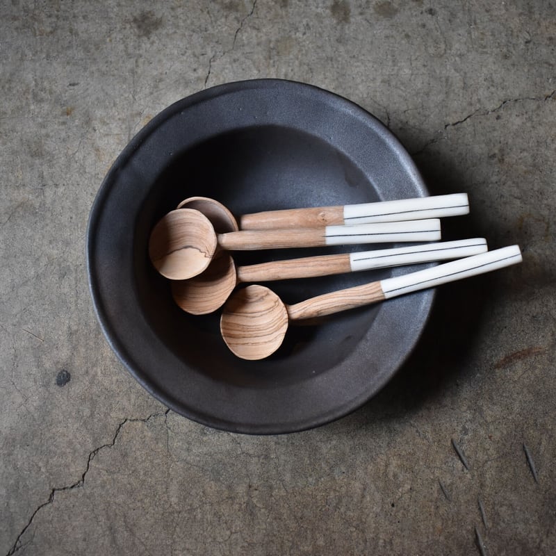 オリーブの木 しっかりしたスプーン 6本セット 約22cm 楽天市場