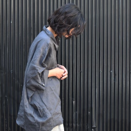TISSU フレンチリネンコクーンシャツ