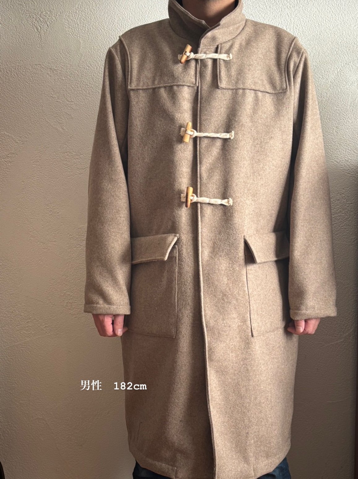 tita メルトンハイネックダッフルコート men's | pivoine