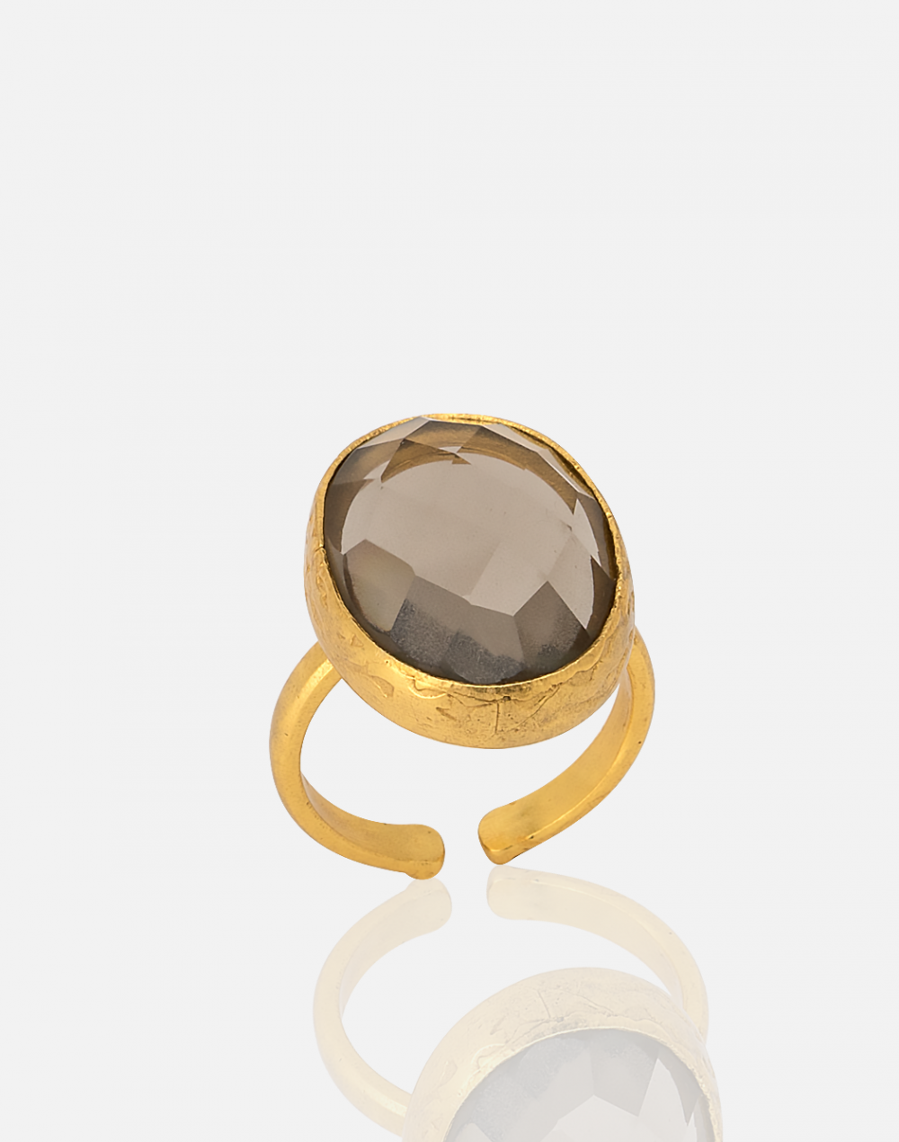 アンティーク　オーバルストーン？リング オーバルストーンリング brass M / L | pivoine