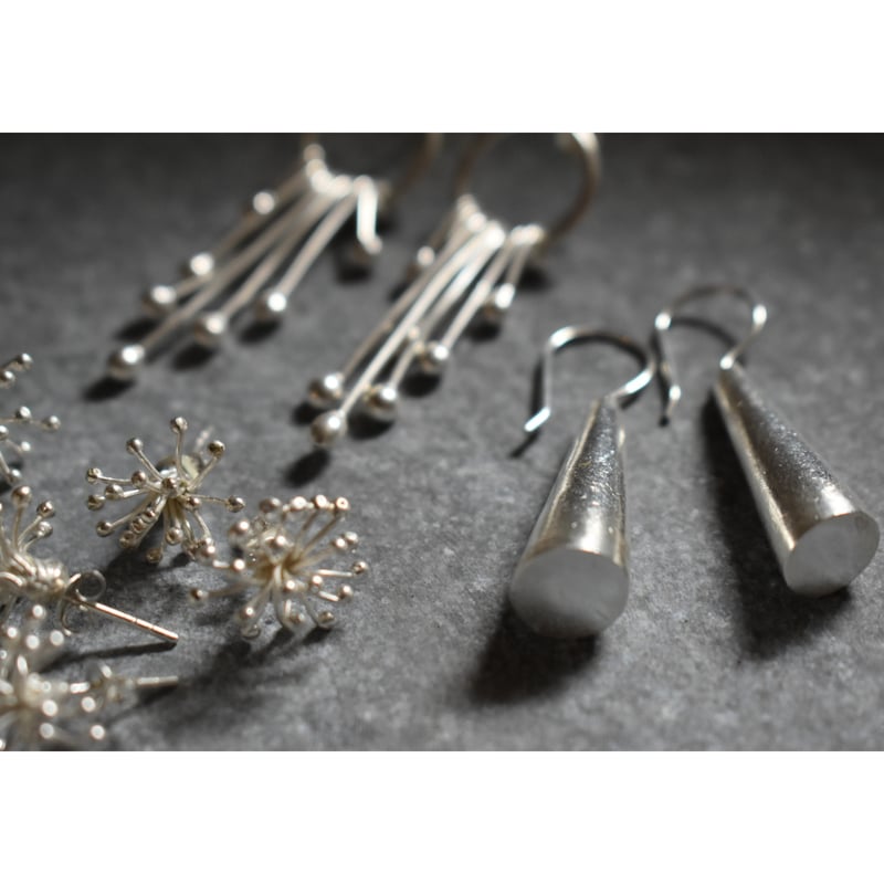 Ancient Rock Crystal カレンシルバーピアス カレンシルバー ピアス | soiry