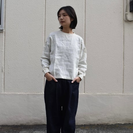 LAITERIE リユールリネンリブプルオーバー