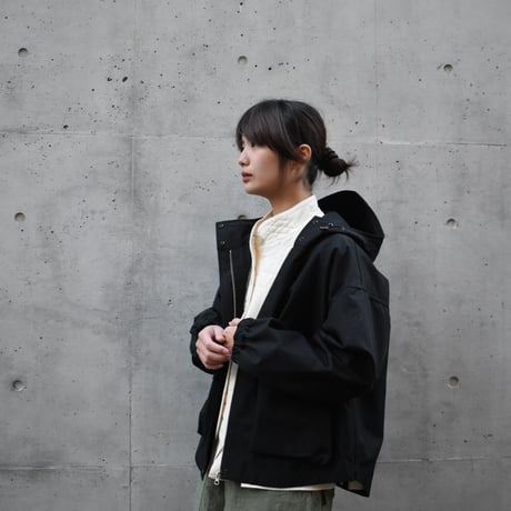 Hands of creation オーガニックコットンナイロンツイルCO撥水フードジップアップ