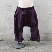 tita サルエルパンツ パープル/ダークーパープル kids