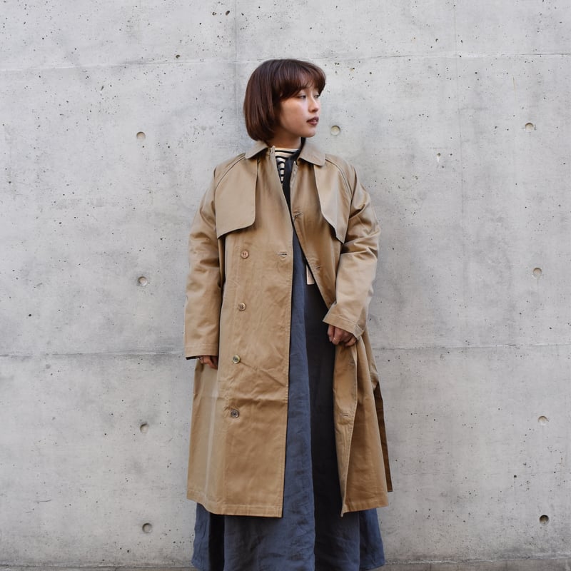 90s ChristianDior コットンツイルダブルブレスト トレンチコート 90s ChristianDior コットンツイルダブルブレスト トレンチコート