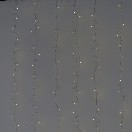 LEDデコレーションライトカーテン S シルバー
