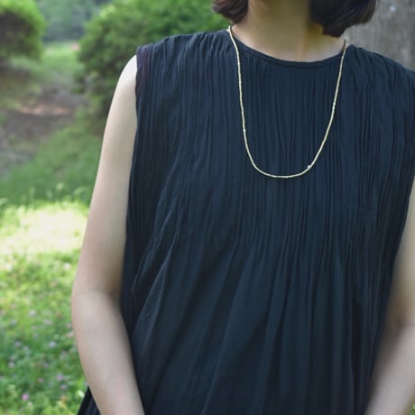 YARRA インドコットンピンタックワンピース