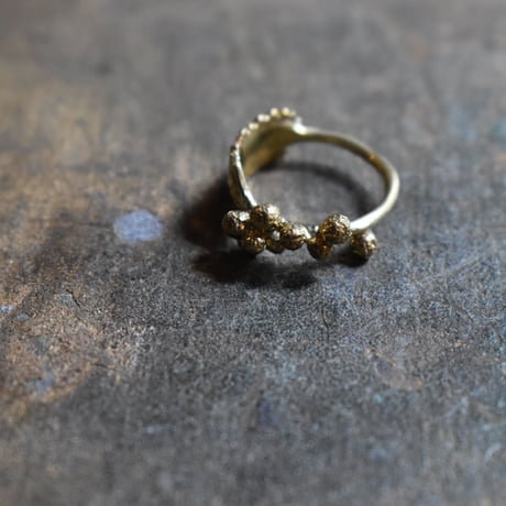 Nakamura Nazuki mimosa ring brass