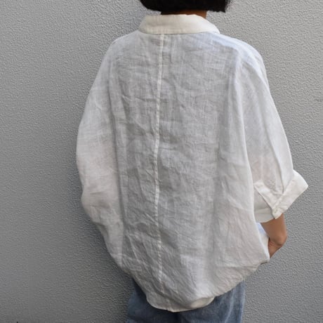 TISSU フレンチリネンコクーンシャツ