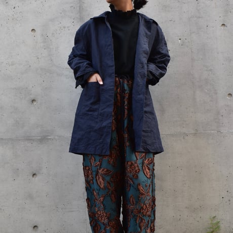 asabito リネン和紙ハーフコート