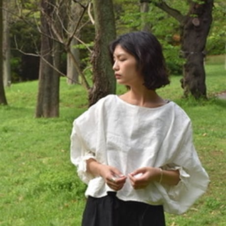 tita リネンボレロブラウス