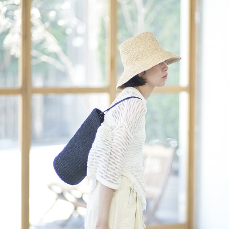 odds LEATHER CORD ABACA BAG