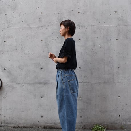SEVEN コットン クラシック天竺 フリル Tシャツ