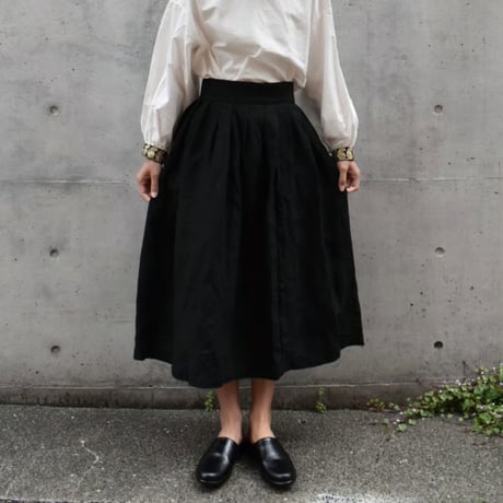 tita リネンタックスカート
