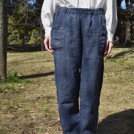 tumugu ソリトリネンパンツ SS