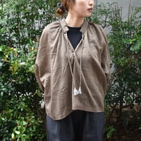 nuu 5部袖パフスリーブプルオーバー