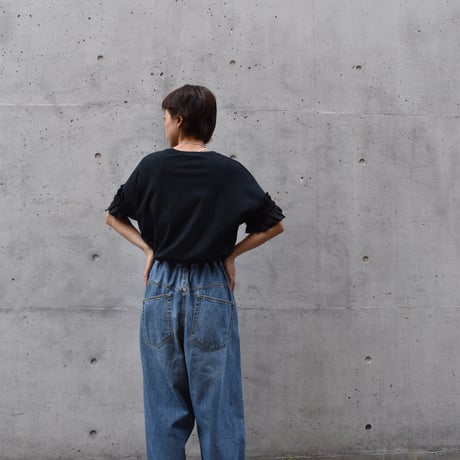 SEVEN コットン クラシック天竺 フリル Tシャツ