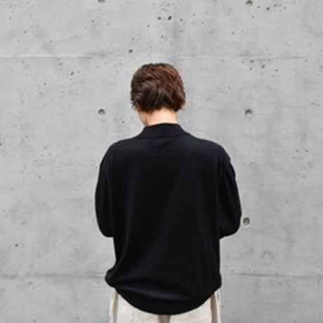 doux bleu コットンシルクカシミアプルオーバー