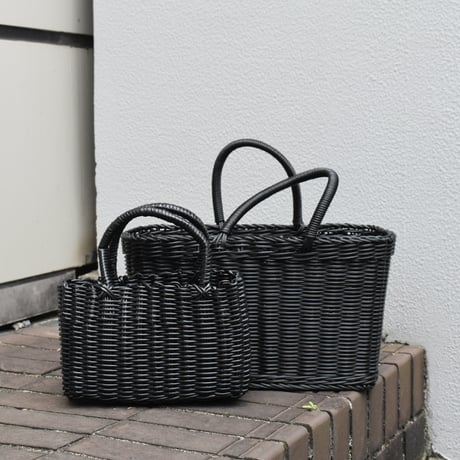 PPかごバッグ　角型