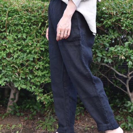 tumugu ソリトリネンパンツ SS