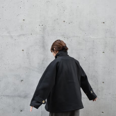【予約販売】tita ウールスタンドカラーショートコート