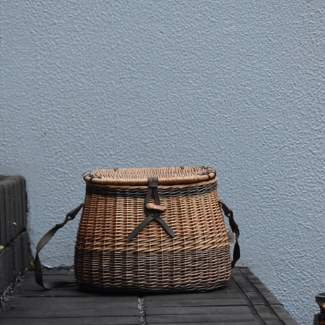 fog linen work リトアニア蓋付きカゴ S