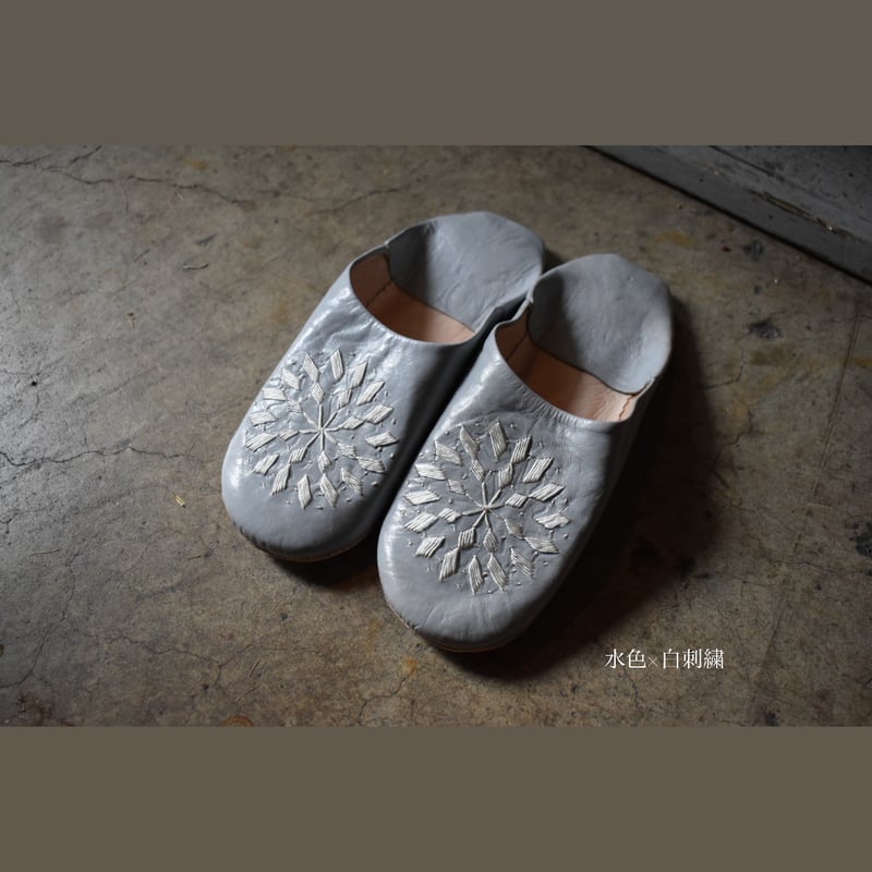 臭くない バブーシュ LLサイズ モロッコ スリッパ 無地 バブーシュ