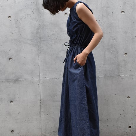DIARIES スナップボタンノースリーブワンピース