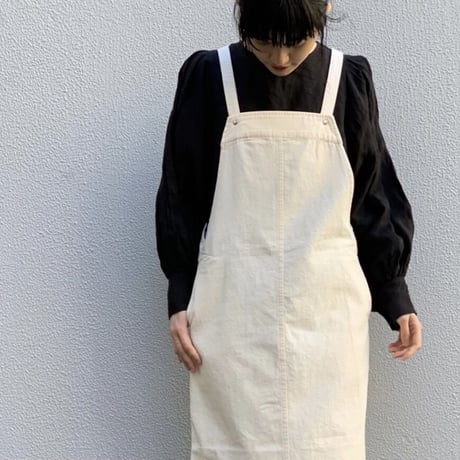 asabito  フレンチリネンタック袖ブラウス