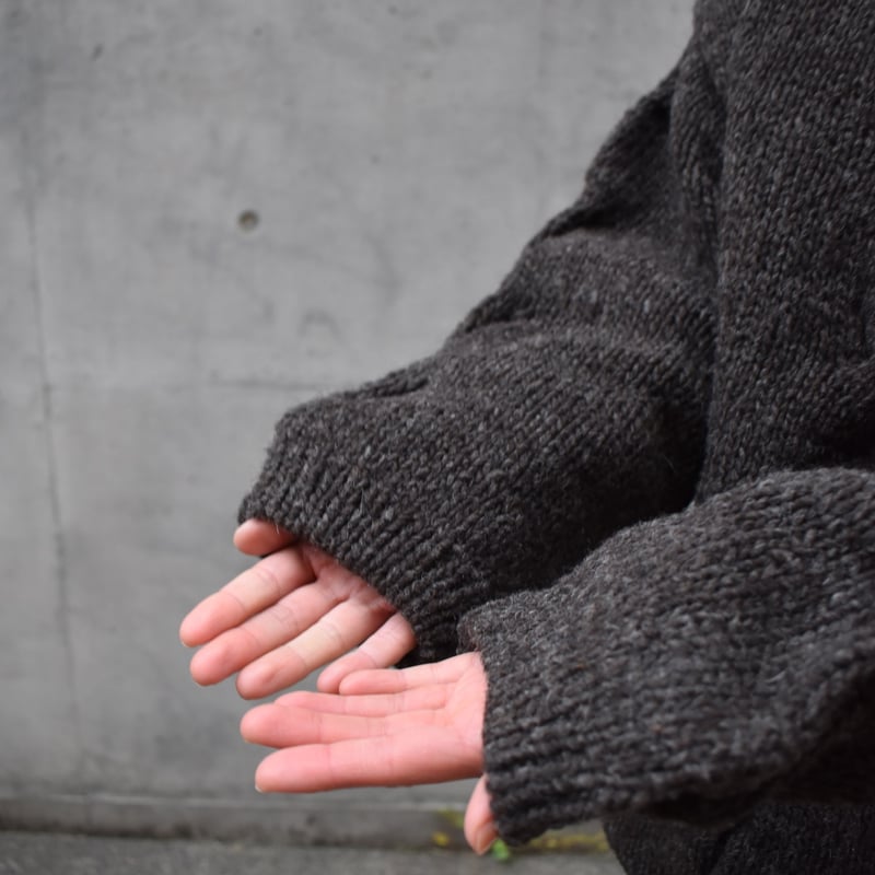 IENA 手編みケーブル　プルオーバー Hands of creation ローゲージニット手編みBIGケーブルプルオーバー