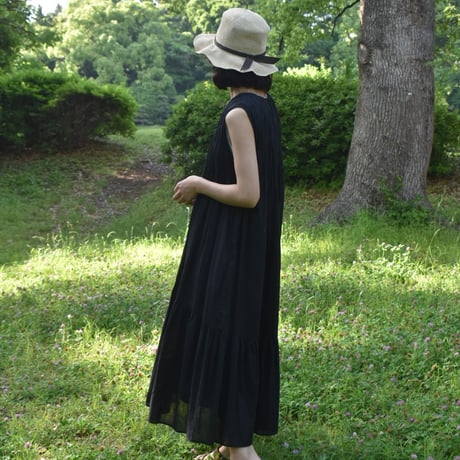 YARRA インドコットンピンタックワンピース