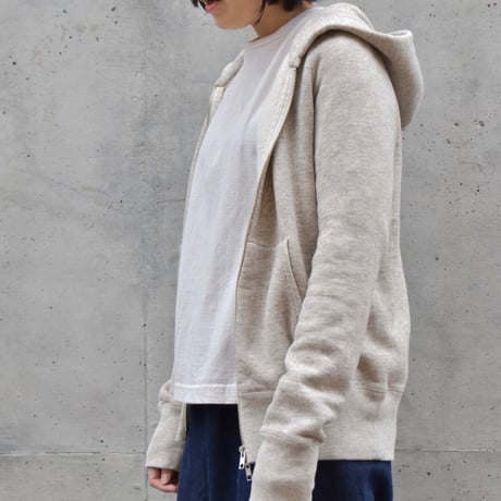 【予約販売】AIR ROOM PRODUCTS ヤクウールミックス吊り編み裏起毛パーカ