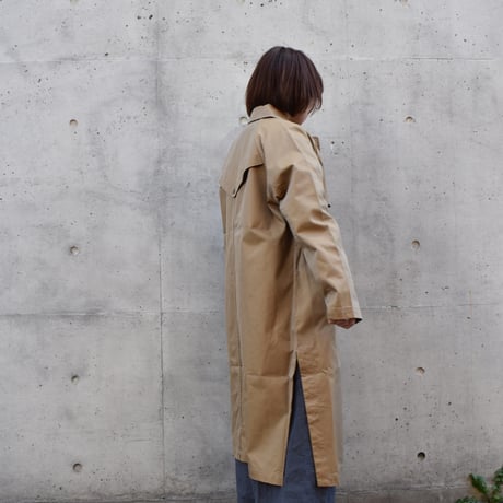 TISSU High Density ツイルコットン エフォートレス トレンチコート