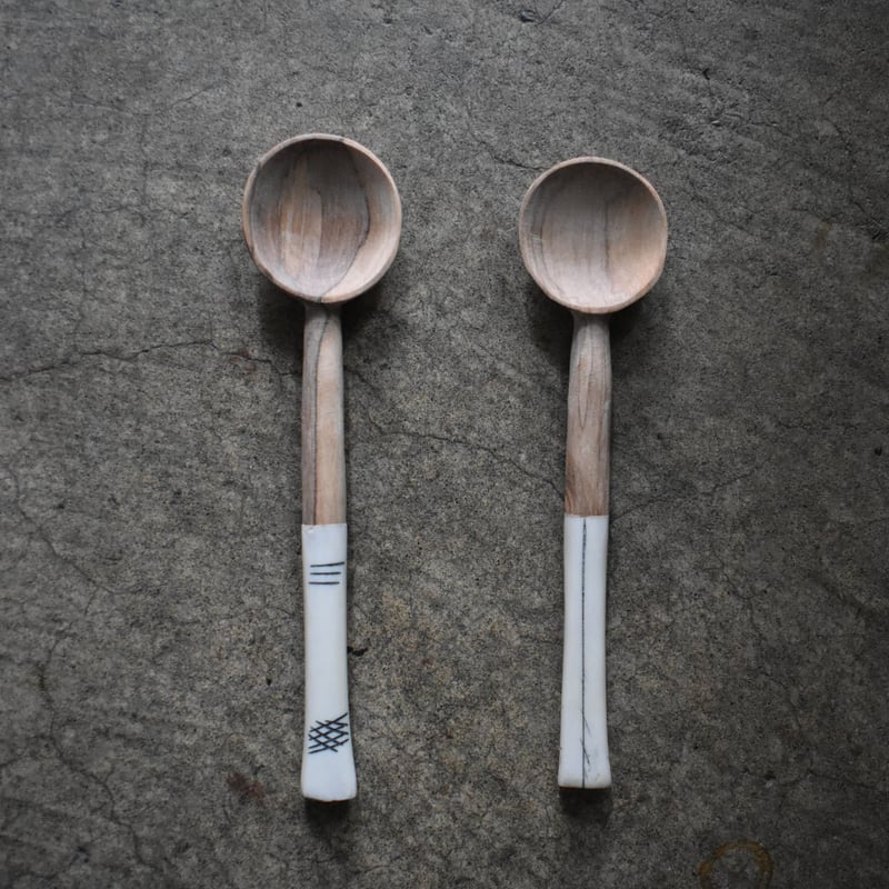 牛骨×オリーブの木 スプーン | pivoine