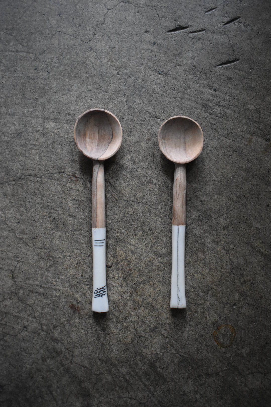 牛骨×オリーブの木 スプーン | pivoine