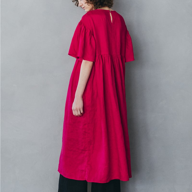 fog ✖️轟木　コラボワンピース　限定　リネン fog linen work ソイルワンピース フランボアーズ | pivoine