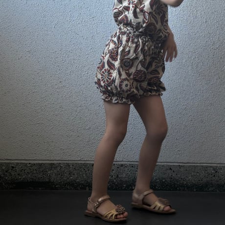 tita ハンドプリントバルーンパンツ kids