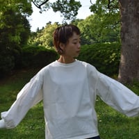 LUEUF ブロードパフスリーブプルオーバー