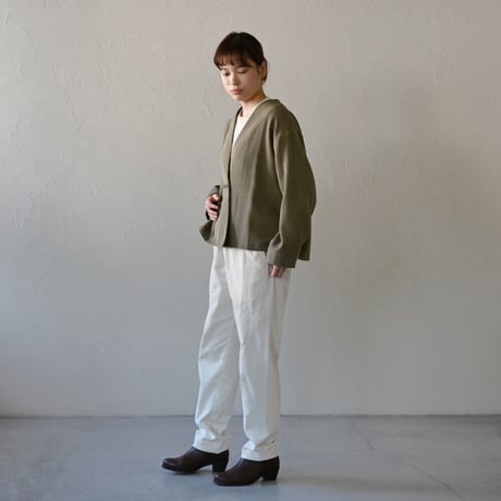 sisam オーガニックコットンコーデュロイスッキリパンツ