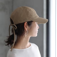 バックリボンキャップ