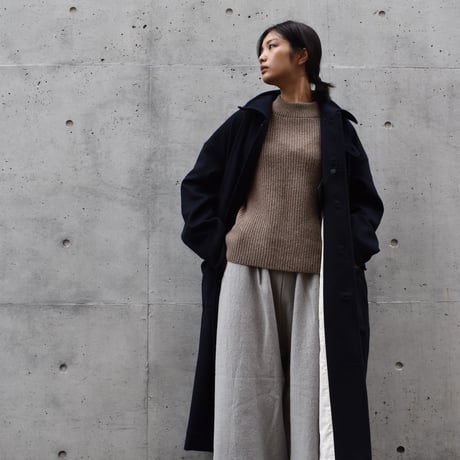 UNIVERSAL TISSU スタンドカラーコート