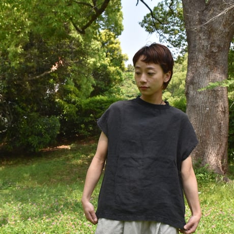 LAITERIE リユールリネン フレンチスリーブプルオーバー