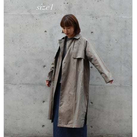 TISSU High Density ツイルコットン エフォートレス トレンチコート