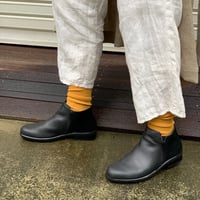 NAOT  HELM  Black Suede Comb.