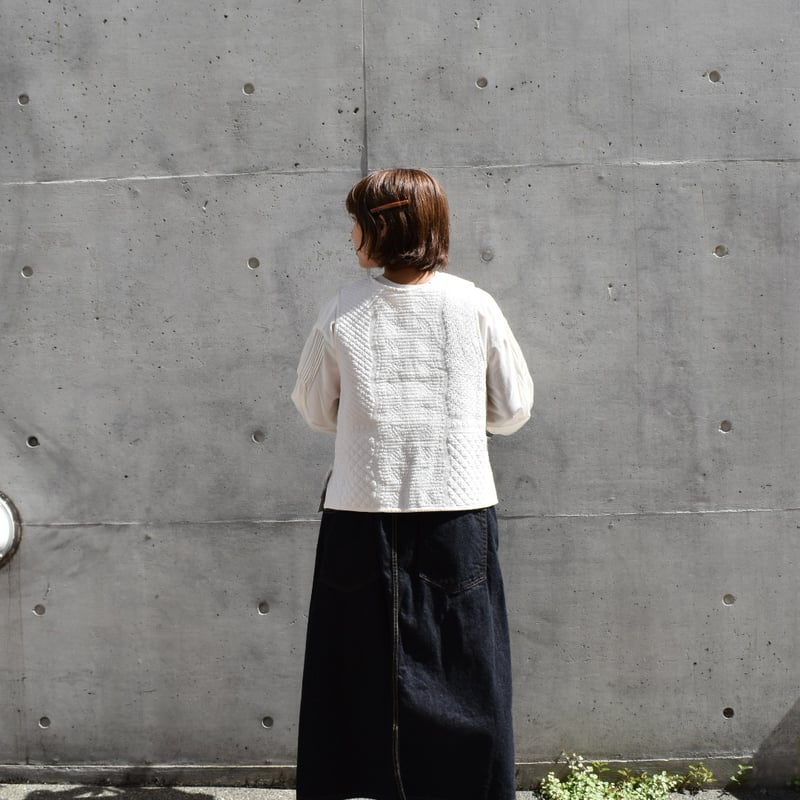 doux bleu インドキルト刺繍2wayベスト | pivoine