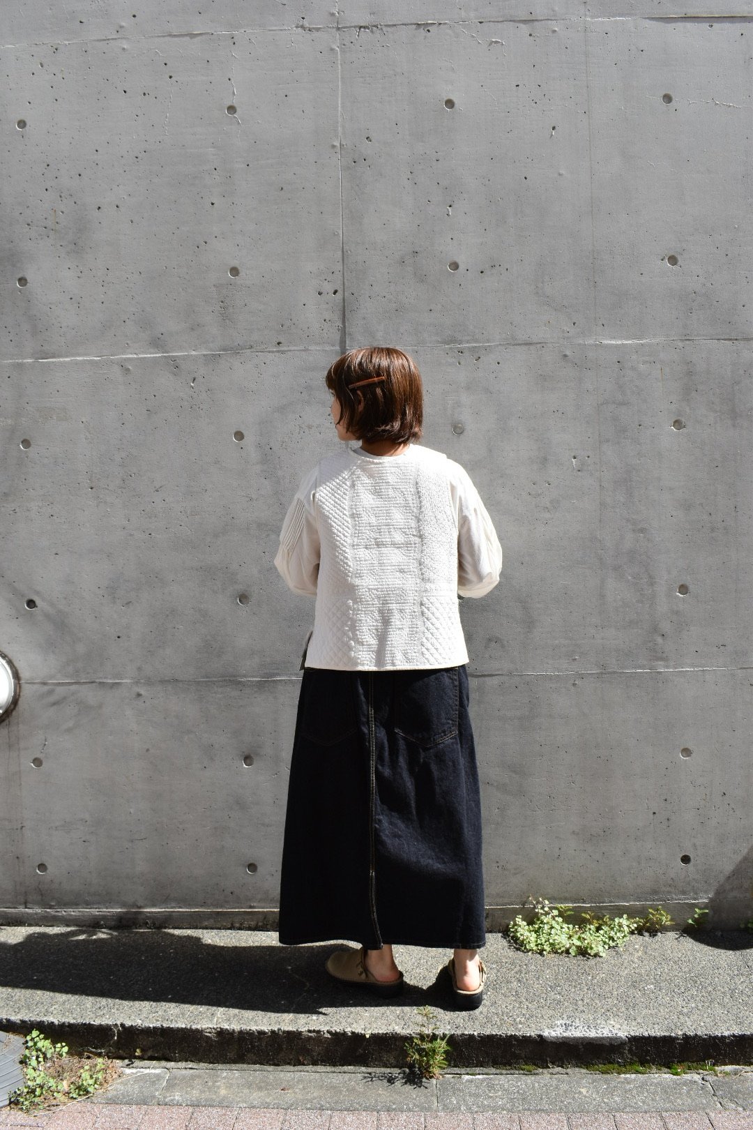 doux bleu インドキルト刺繍2wayベスト | pivoine