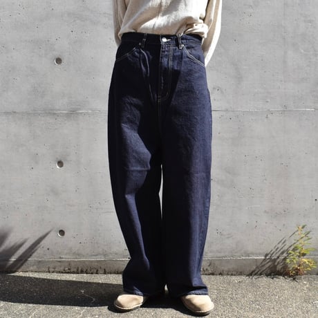 tumugu 12ozヴィンテージデニムワイドパンツ