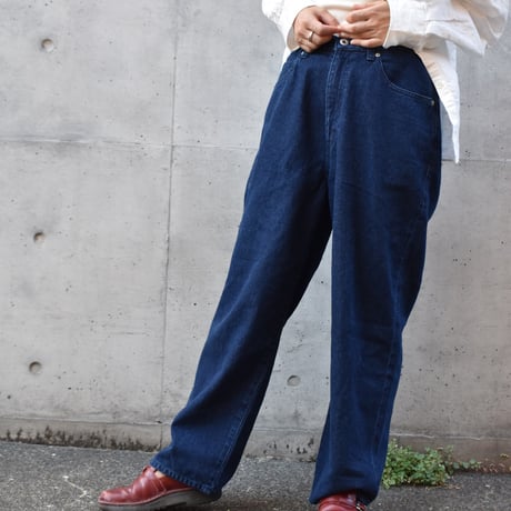 TISSU コットンデニム ハイライズパンツ
