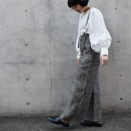 tita ヘリンボーンワークサロペット